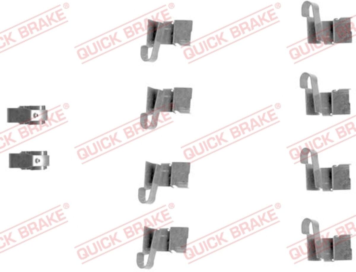Zubehörsatz, Scheibenbremsbelag QUICK BRAKE 109-1671