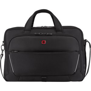 Wenger Laptoptasche Meteor Brief, 653498, schwarz, recyceltes PET, bis 17 Zoll