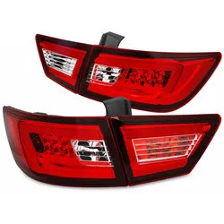 LED-Rückleuchten passend für Renault Clio IV 2013–2016 Schrägheck | Rot/Weiß