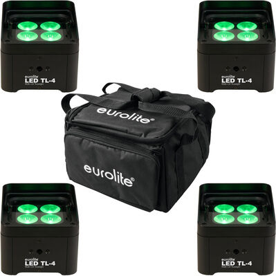 Eurolite LED TL-4 QCL Trusslight Bundle Noir