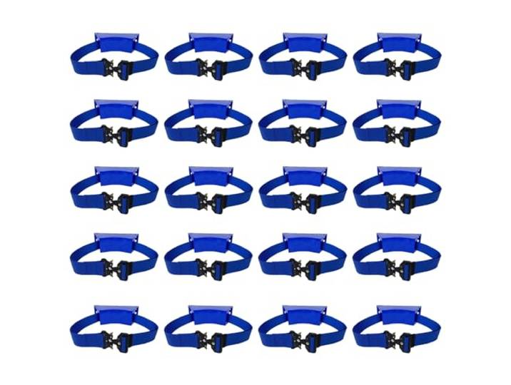 An der Wand montierter Flaschenhalter(Blue,20pack)