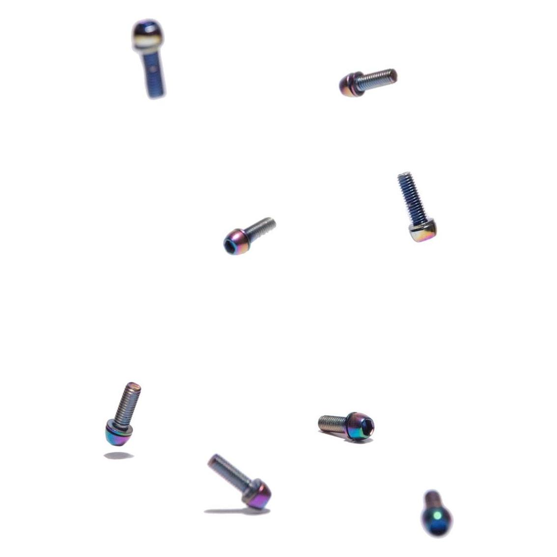 Title DM1 Vorbau Ersatzschrauben 8 Stk. - Oil Slick (45237010221)