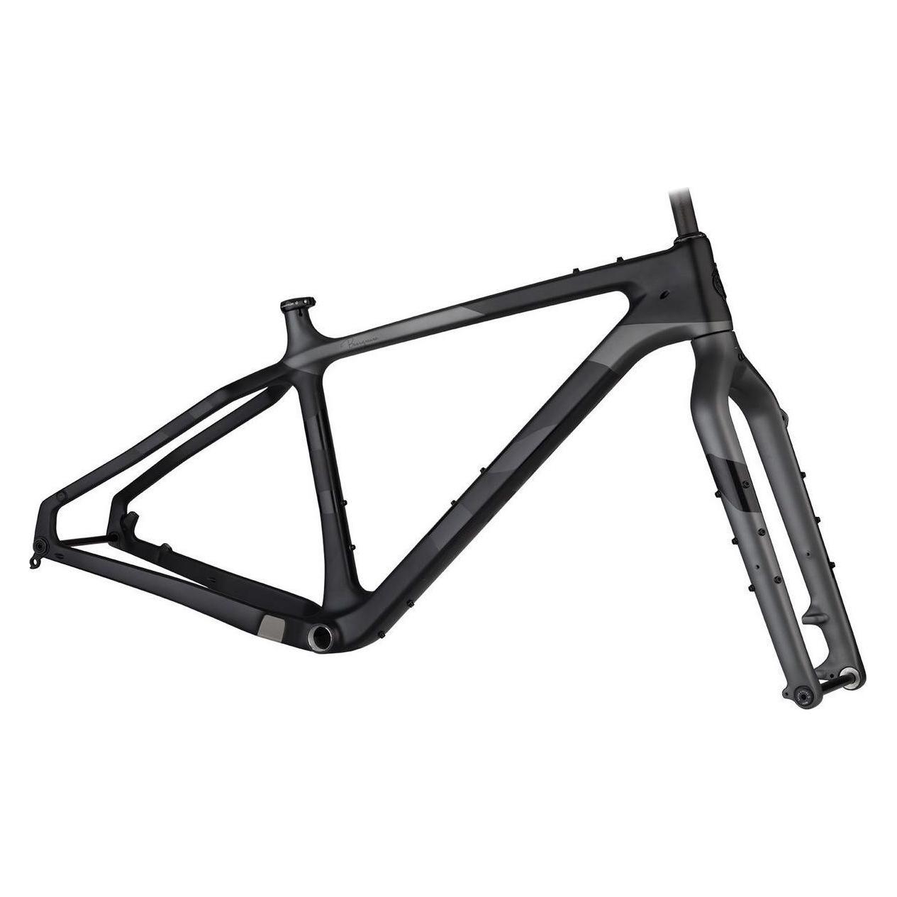 Salsa Beargrease Carbon Rahmenkit, 27.5"/26", 197x12mm, S, black/grey (40081254)