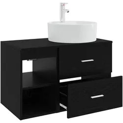 vidaXL, Badmöbelset, Badezimmermöbel-Set
