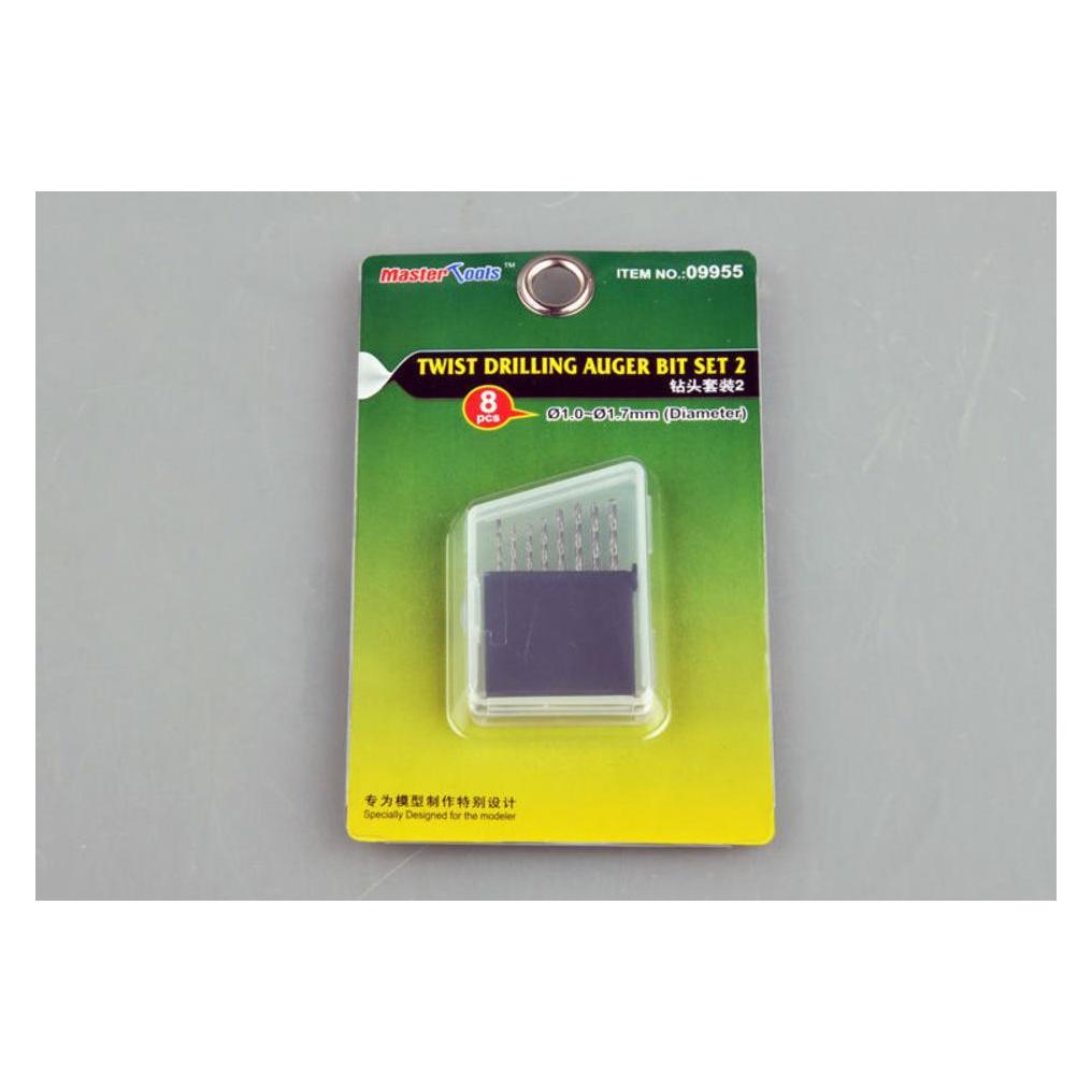 Master Tools Twist Drilling Auger Bit set 2 (1,0-1,7) (09955)