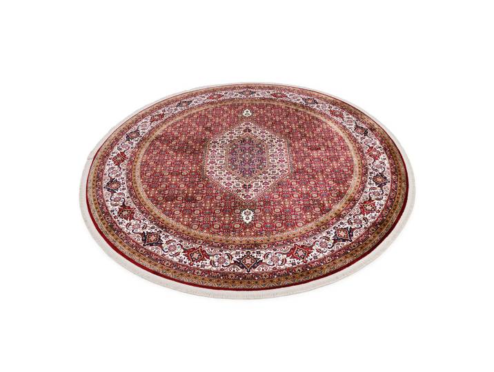Ted Baker Teppich Mithras Bidjar, Braun, Rot, Beige, geometrisch, rund, für Fußbodenheizung geeignet, pflegeleicht, Teppiche und Böden, Teppiche, Runde Teppiche