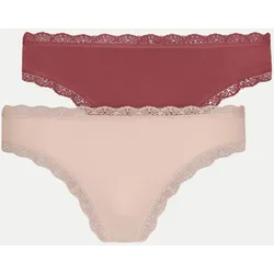Thong Lace Mehrfarbig XS