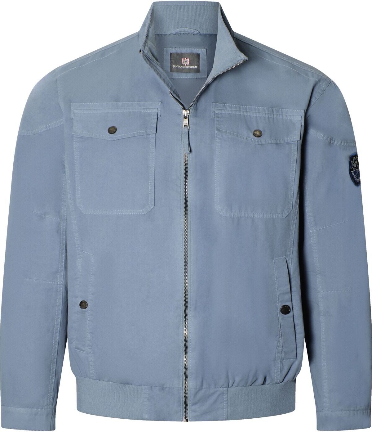 Blouson JAN VANDERSTORM "Blouson ELARD", Herren, Gr. 60, blau, Jacken Blouson