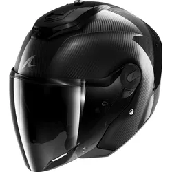 Shark RS Jet Full Carbon, Jethelm - Schwarz/Dunkelgrau - XS
