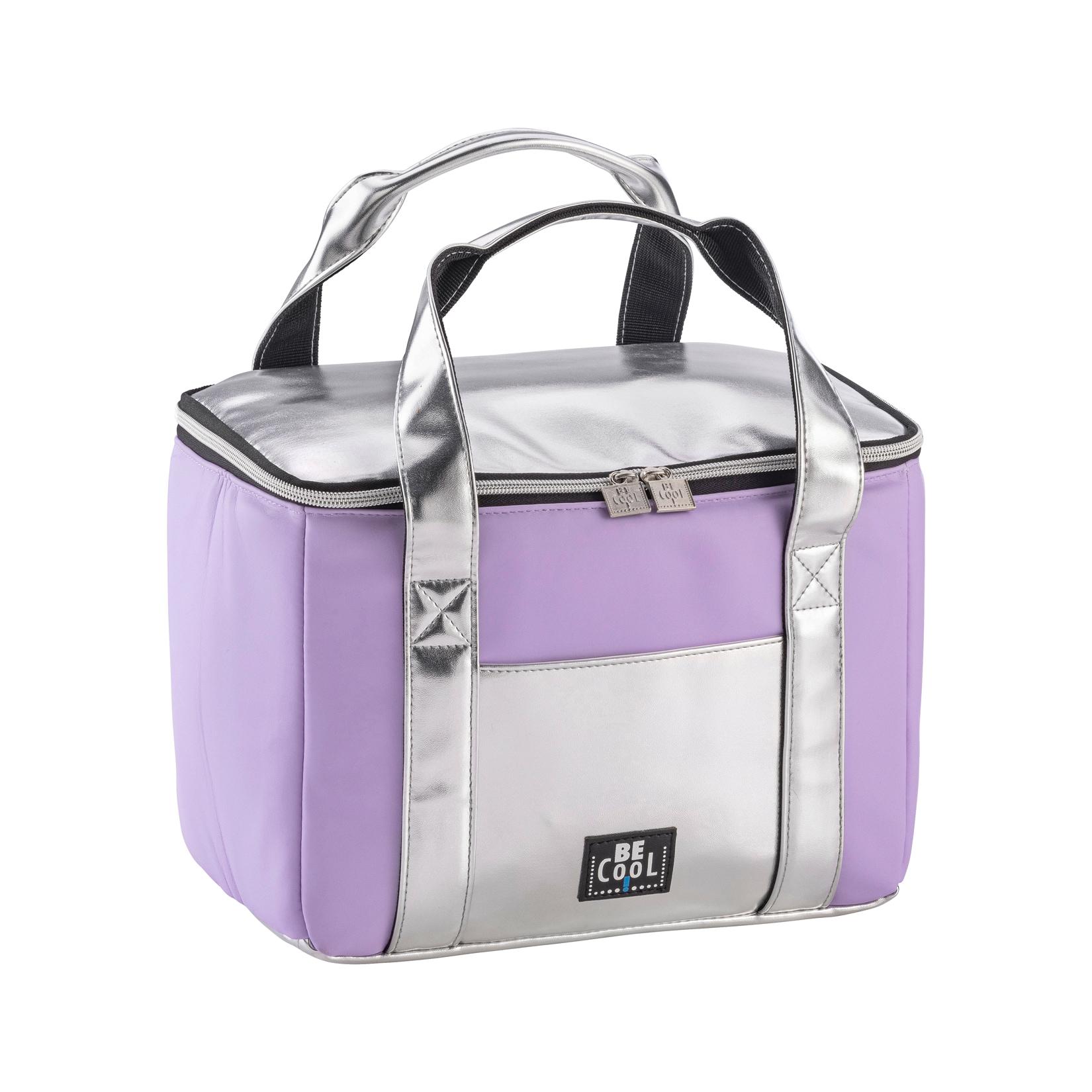 Kühltasche City S in Lavendel-Silber