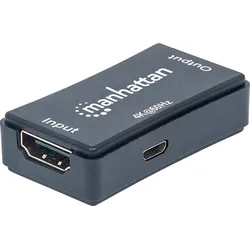 MANHATTAN 207621 - 4K HDMI-Repeater, verlängert 4K-Video und Audio bis 40 m