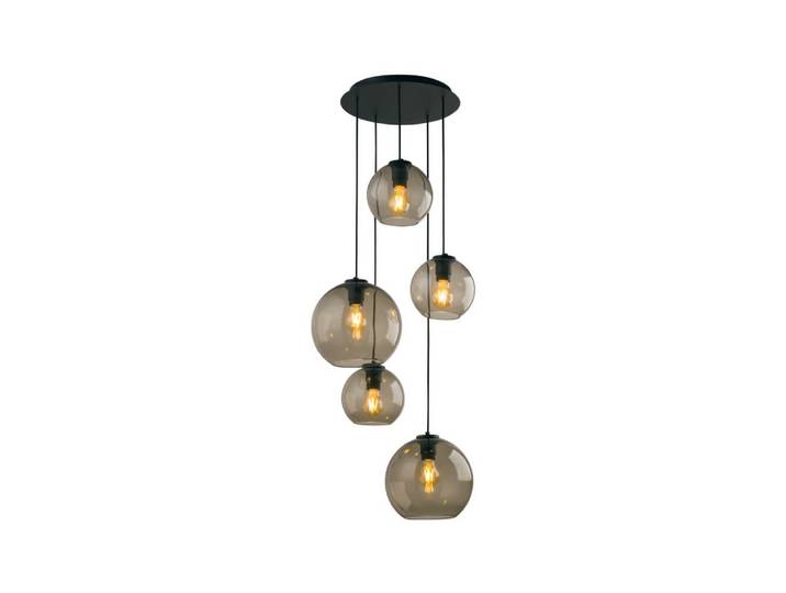 Glazen vide hanglamp Vetro 5-lichts Lyora - 7642