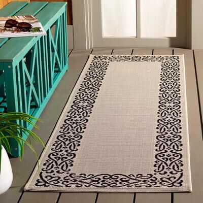 SAFAVIEH Courtyard Marylou Waterproof Patio Backyard Rug