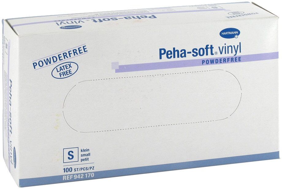 Peha-soft Vinyl Unt.handschuhe unste.puderfrei S