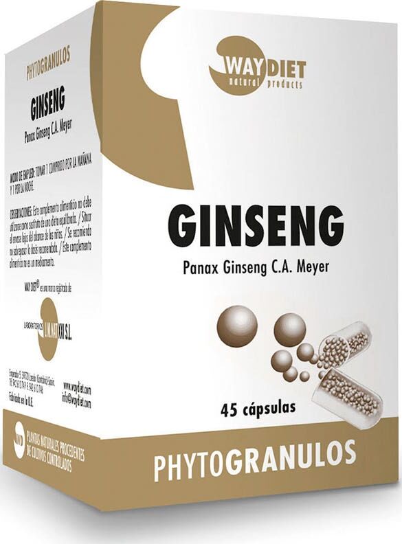 Waydiet Natural Ginseng Phytogránulos 45 caps