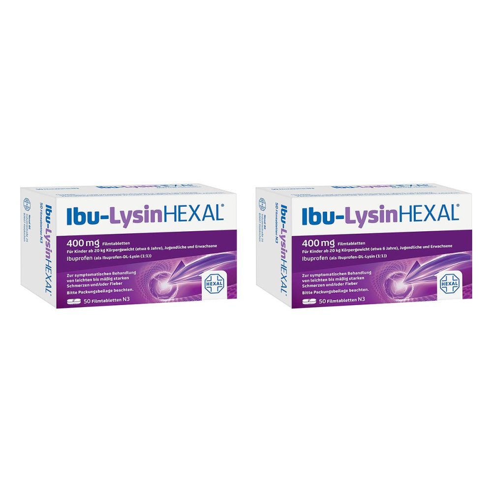 Hexal AG Ibu-LysinHEXAL® 400 mg Filmtabletten 08102579