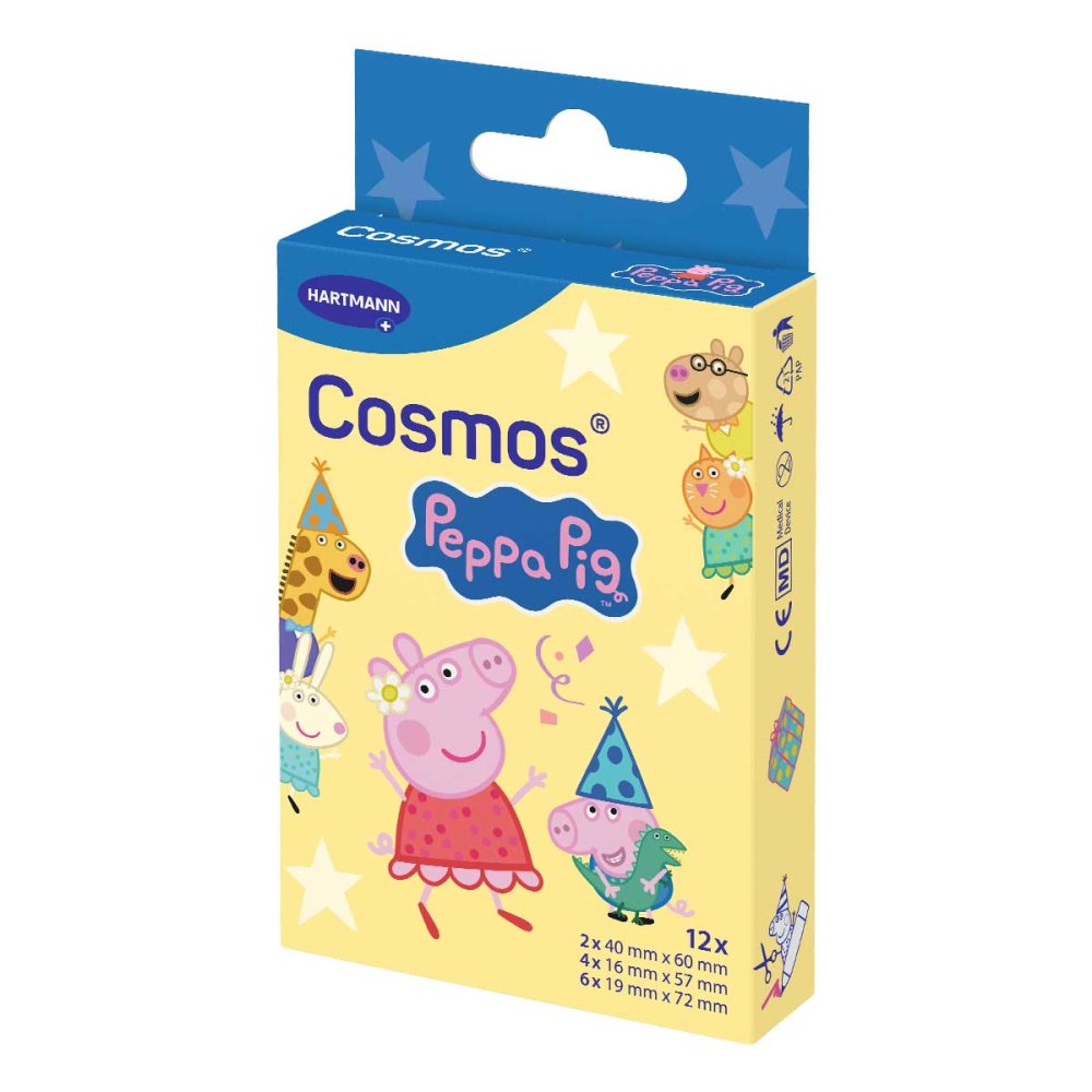 PAUL HARTMANN AG Cosmos Peppa Pig Pflasterstrips 3 Größen 19820094