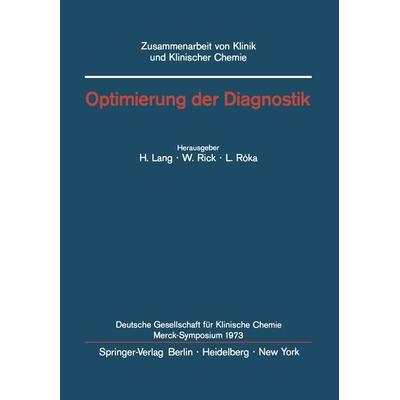 Optimierung der Diagnostik, Taschenbuch von , Springer Berlin, 978-3-540-06462-6