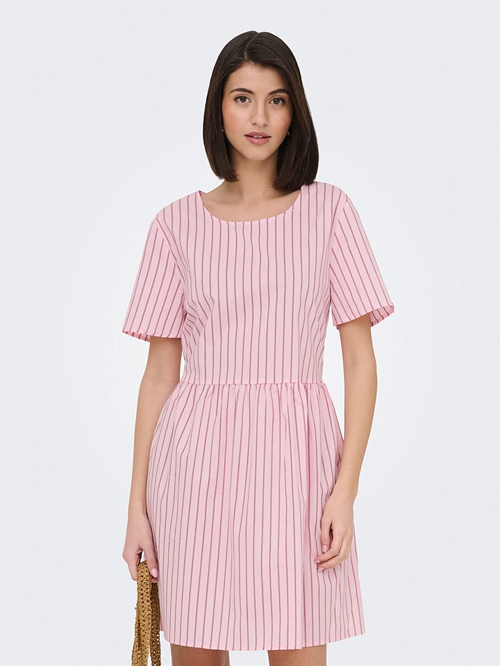 JDY Kleid "Mio" in Rosa - S