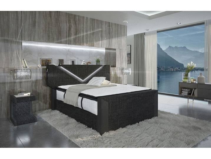 Boxspringbett Lyon Stoff