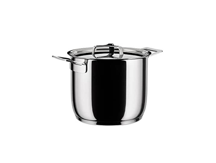Alessi A di POTS & Pans Topf aus Edelstahl, Silber
