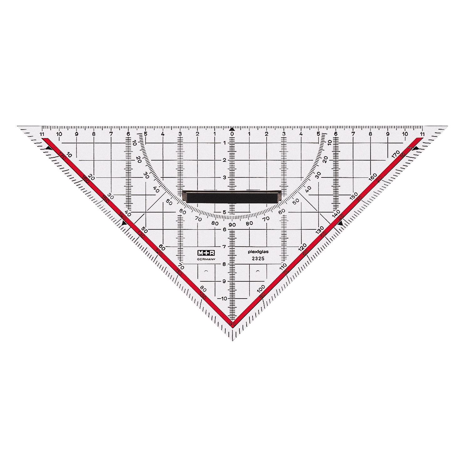 M+r Geometriedreieck (22 cm, Kunststoff) (723230100)