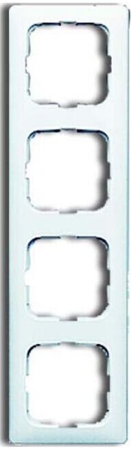 Busch-Jaeger Cadre 4-fach aws, pour couvercle de canalisation 2514-214K-102 (2CKA001725A1497)