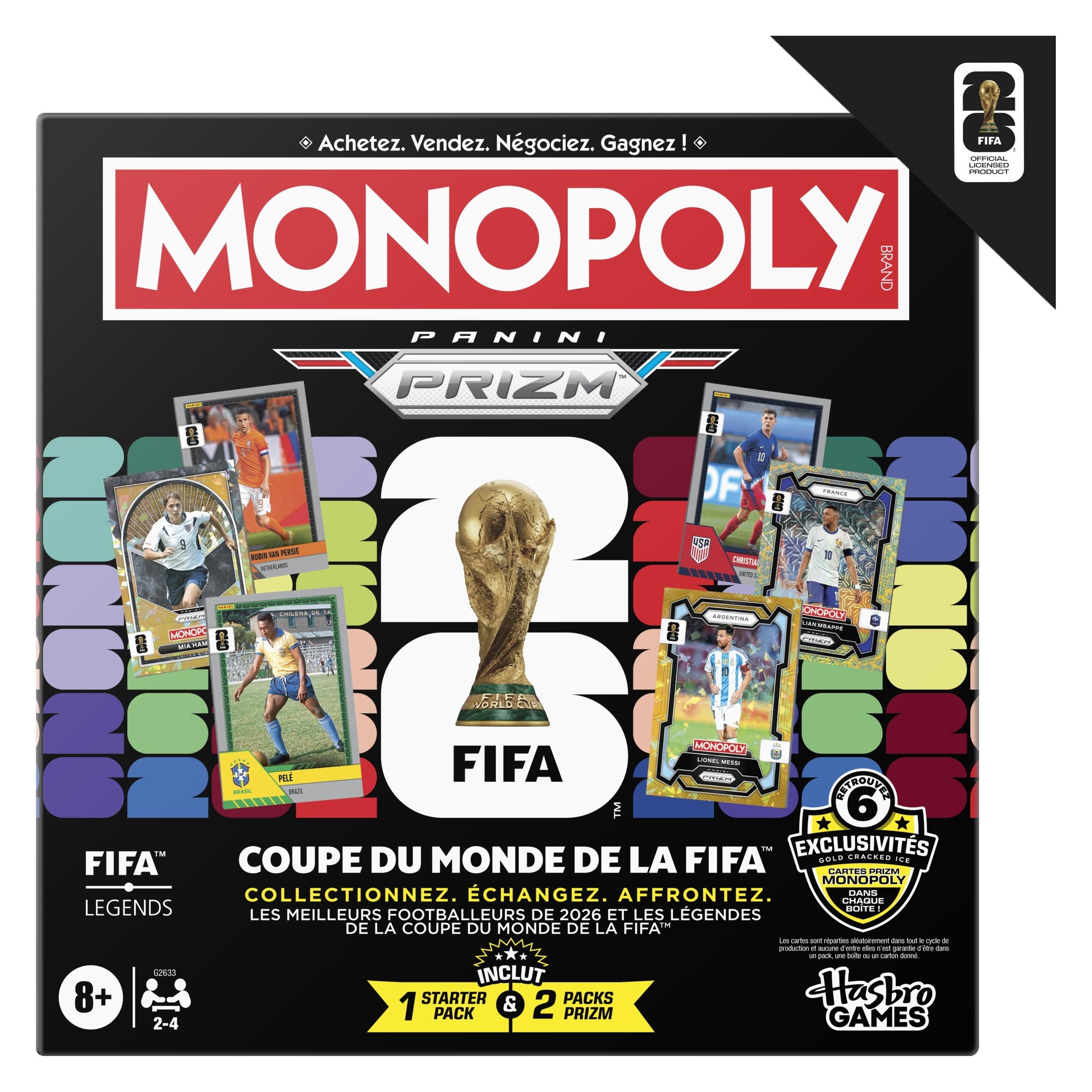 Hasbro Gaming Monopoly FIFA World Cup 2026, f (Französisch, 2 - 4 Spieler) (G2633FA0)