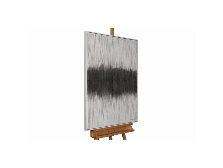 Kunstloft Acrylbild Handgemalt 75/100 cm, Grau, 75x100 cm, handgemalt, Bilder & Rahmen, Bilder