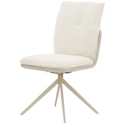 Polsterstuhl 47x61x88 Chenille / Velours beige XENIA #01