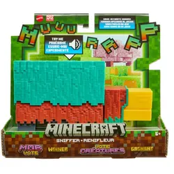 Minecraft Schnüffler-Actionfigur, Sammelfigur, ca. 8 cm groß, Geräusche wie im Spiel