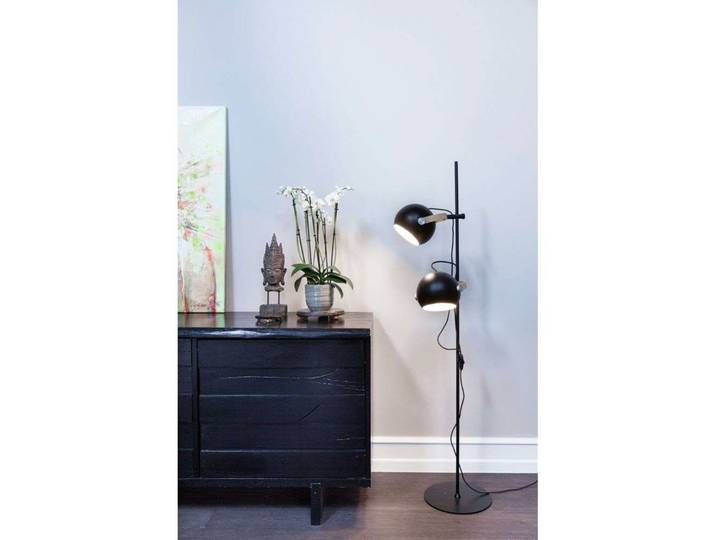 D.C Stehleuchte 2L Ø18 White/Oak - Halo Design - Wohnzimmer - Glas