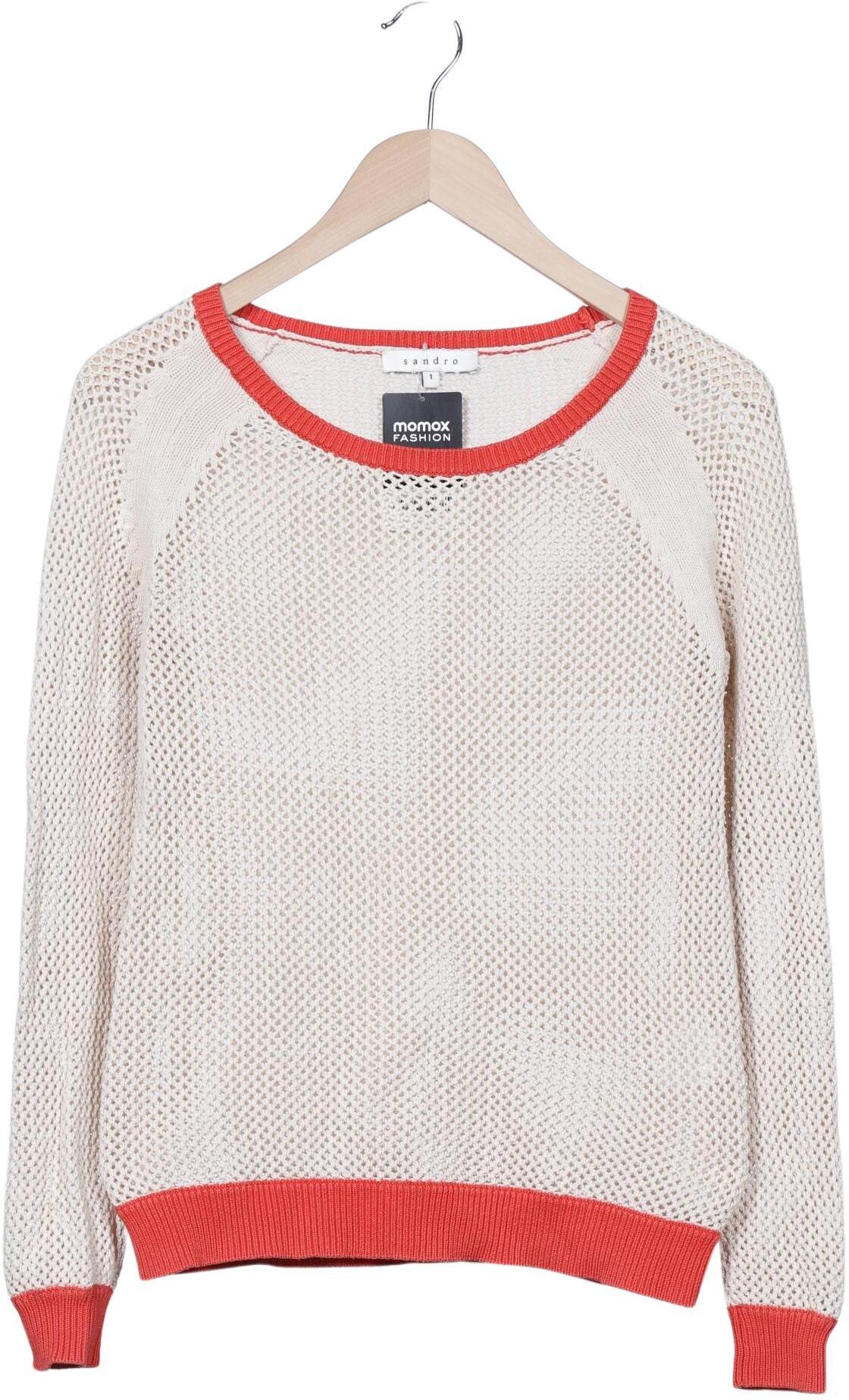 Sandro Damen Pullover, Mehrfarbig, Gr. EU 36 (Sandro 1), Leinen / Baumwolle - Second Hand