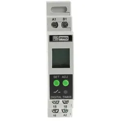RS PRO 18 Function Time Relay 24-240Vac/dc, Relais