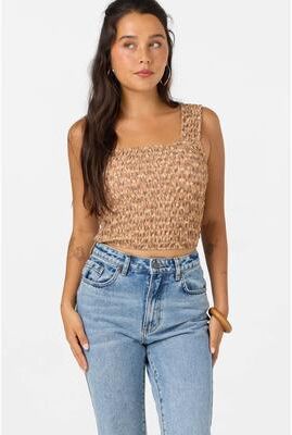 O'Neill s Bailey Tank Top in Warm Sand, Size Medium, Elastane/Polyester