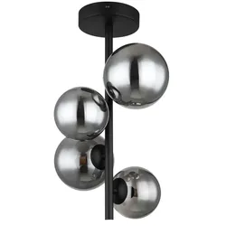Globo Lighting Deckenleuchte  Riha , schwarz , Maße (cm): B: 23,5 H: 40 T: 23.5