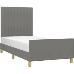 vidaXL, Bett, Caveno (Vertikale Streifen) (100 x 200 cm)