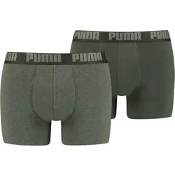 PUMA Herren Retropants Basic Boxer 2er Pack, Größe S in Grün Grün