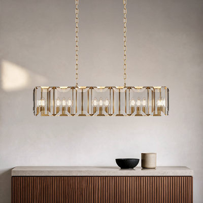 "Solara Pendant   Brushed Graphite / 37"" / Warm White (3000k)   MOD LIGHTING"