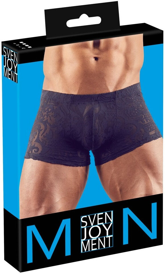 Svenjoyment Boxer transparent en devoré luxueux