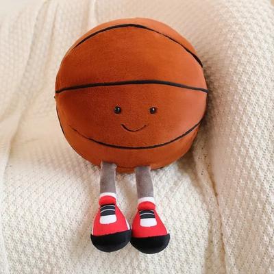 Uplift Treasures Plush Football And Basketball Sports Toy Pillow basketball