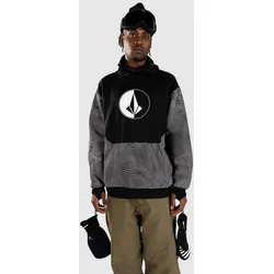 Volcom Hydro Riding Shred Hoodie black print Gr. M
