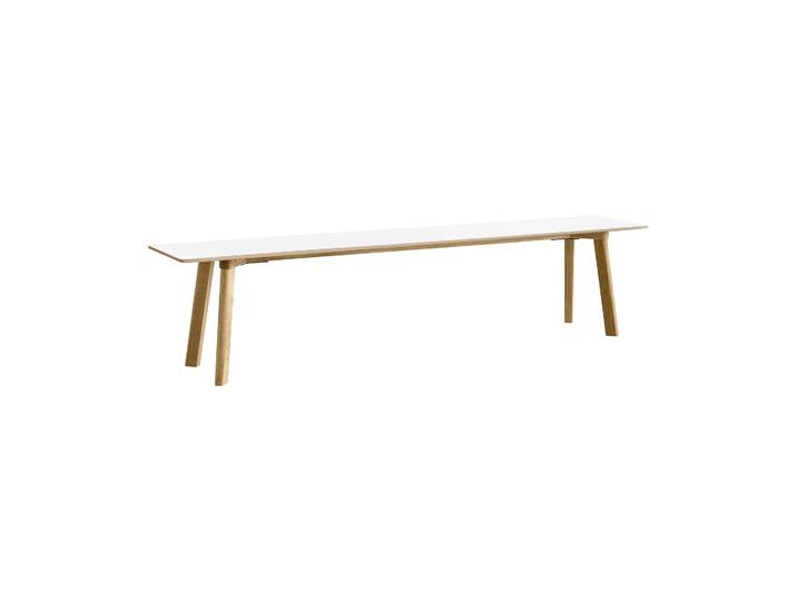 HAY CPH215 Deux 2.0 Bank 200 cm Pearl white-lacquered oak