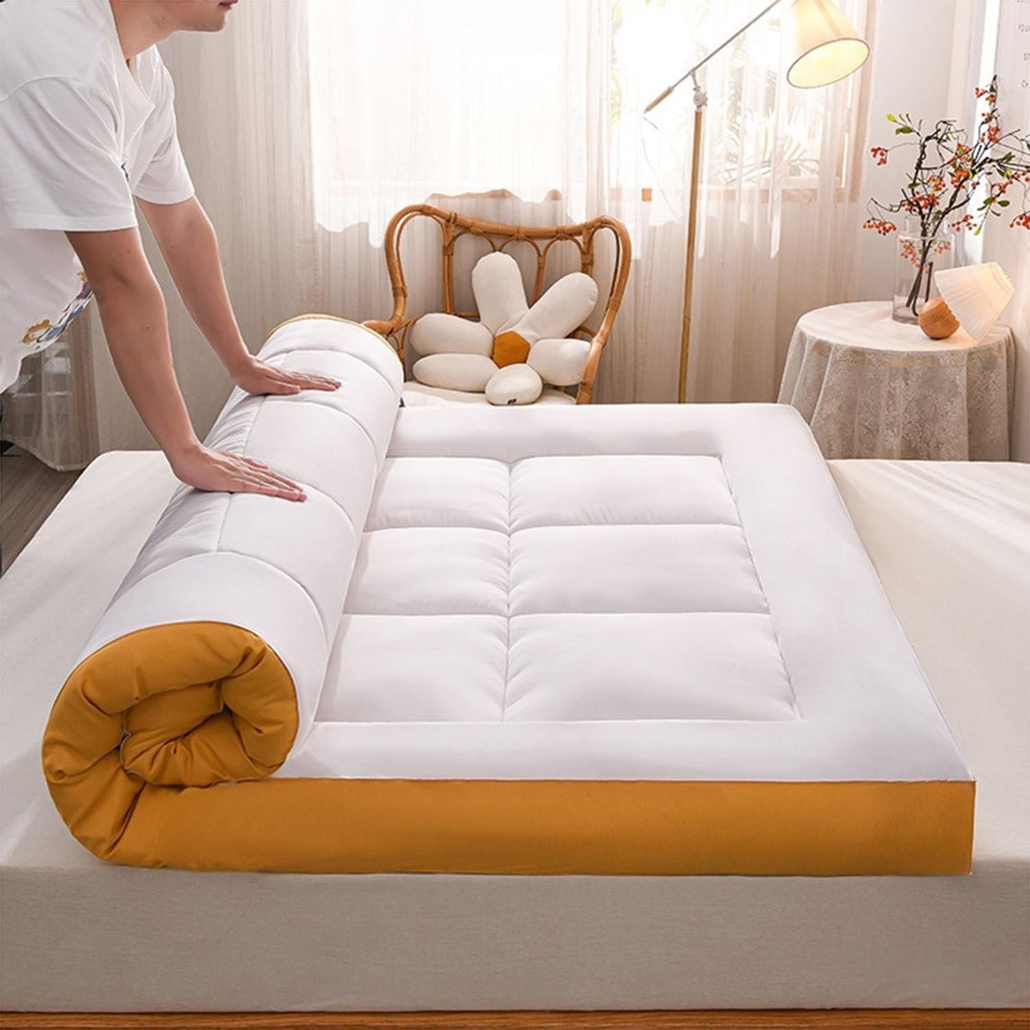 Opvouwbare Japanse Futonmatras voor volwassenen 90 x 200 cm
