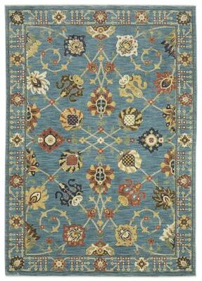 Style Haven Federica Floral Oriental Fringe Edge Area Rug