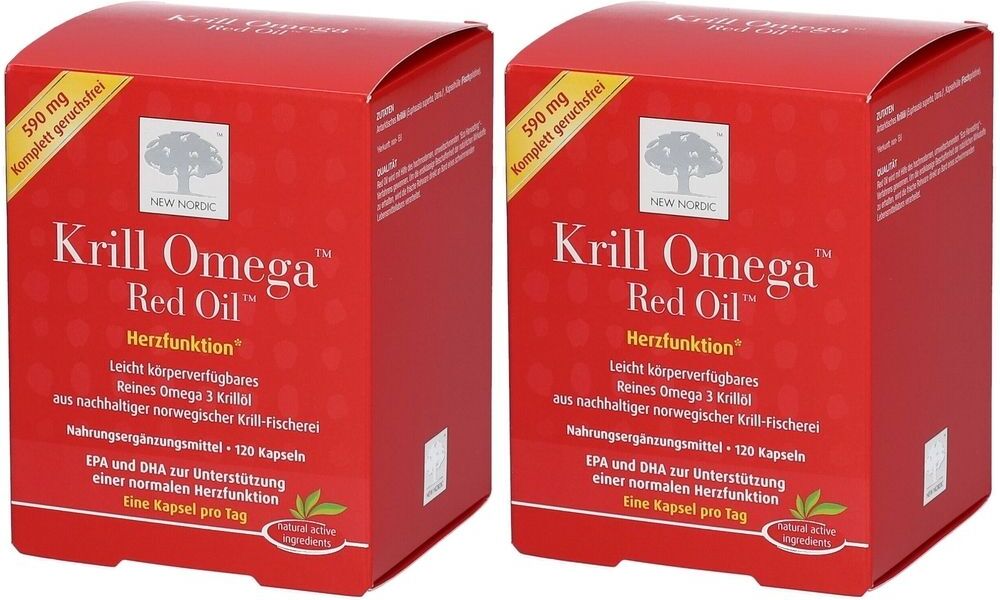 NEW NORDIC 2x Krill Omega Kapseln 2x120 St