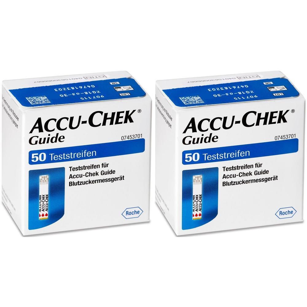Doppelpack Accu-Chek Guide Teststreifen 2x50 St