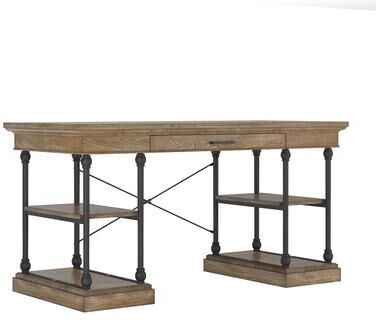 iNSPIRE Q Artisan Barnstone Cornice 1-drawer Storage Writing Desk