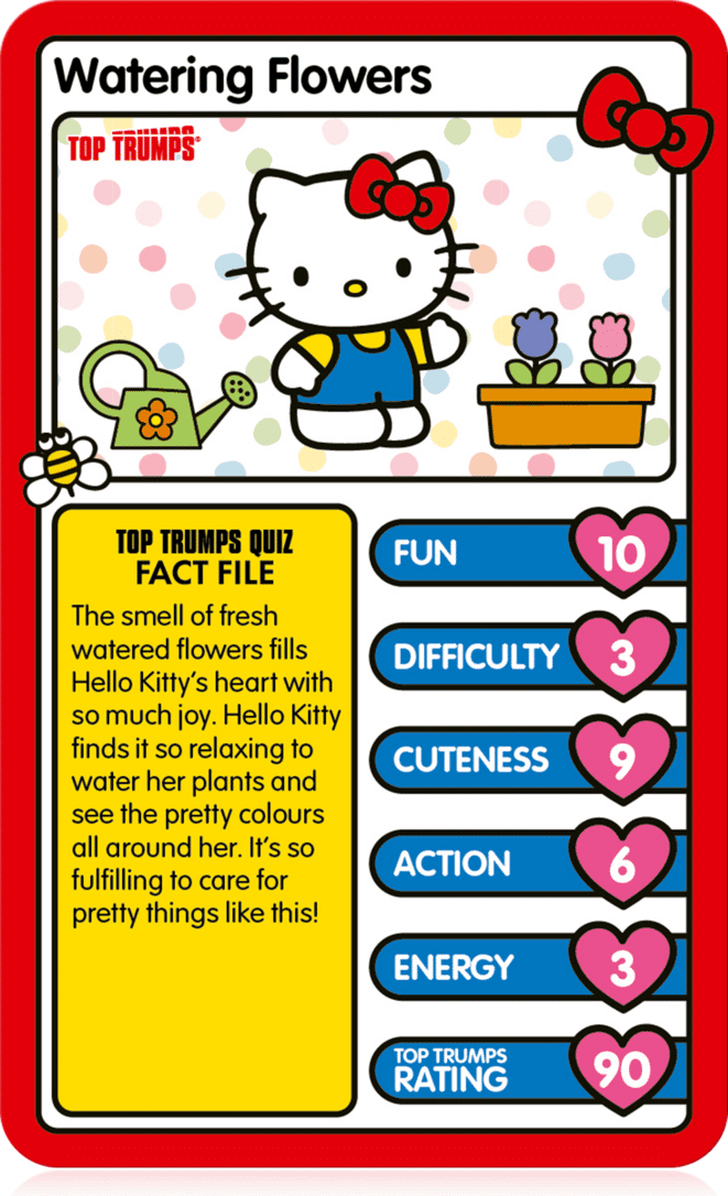 Top Trumps Specials Hello Kitty Card Game, Official Sanrio Edition, Ages 6+, 2-Player Card Game by Winning Moves