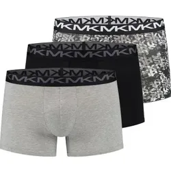 Michael Kors 3P Fashion Boxer Brief Grau/Schwarz Baumwolle Small Herren